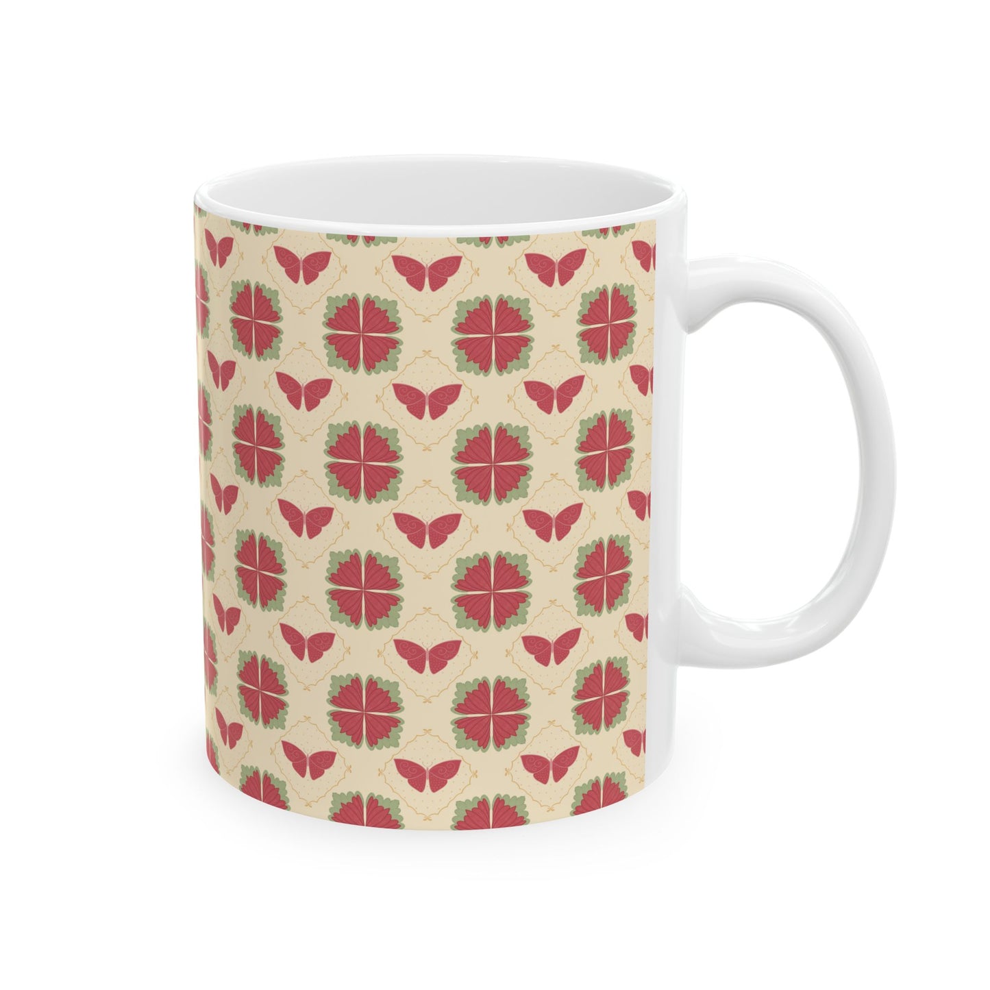 Magical butterfly Ceramic Mug, (11oz, 15oz)