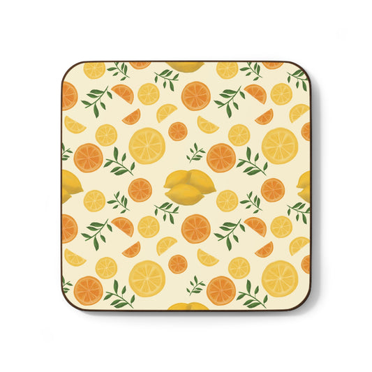 Citrus Hardboard Back Coaster