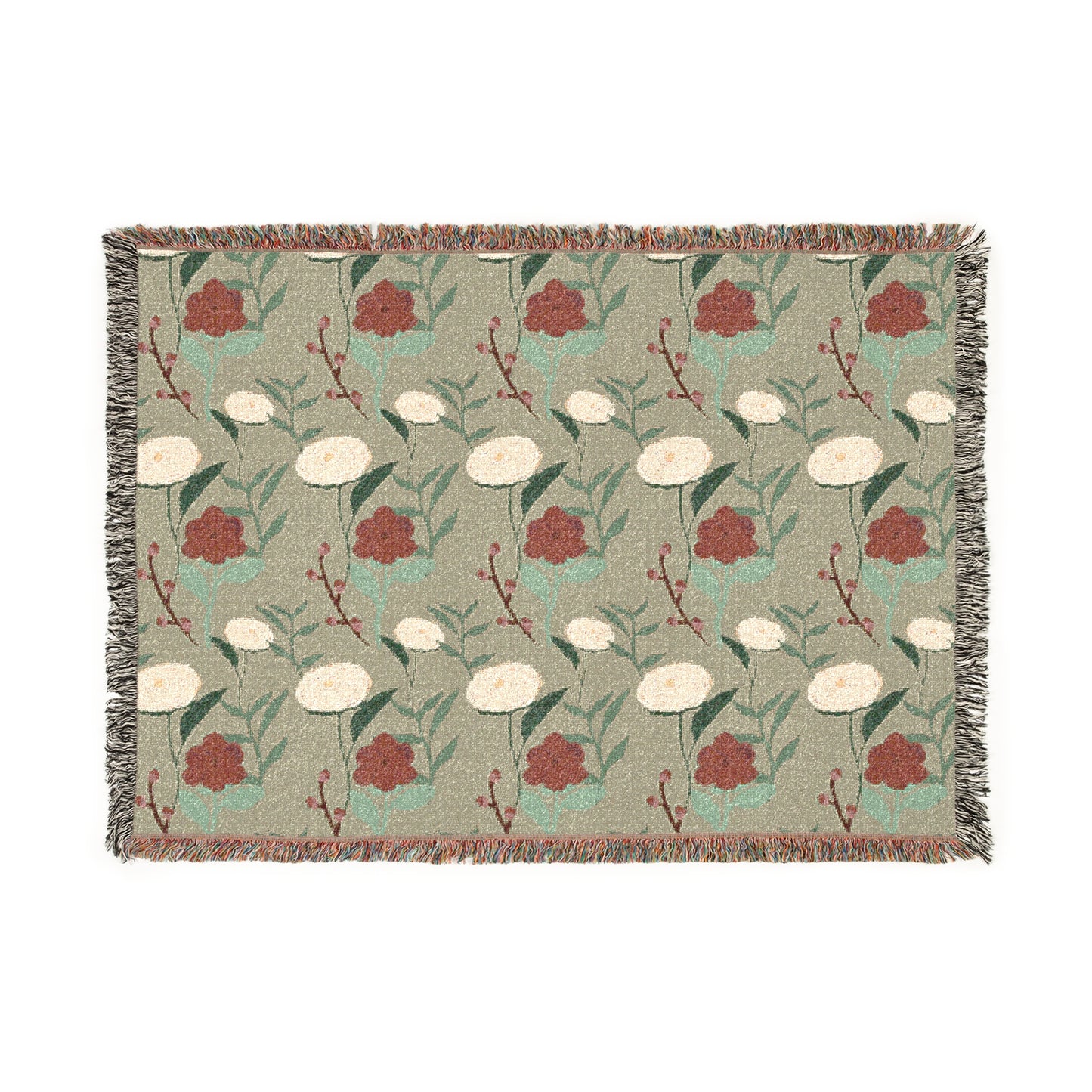 Woven Blanket -the garden