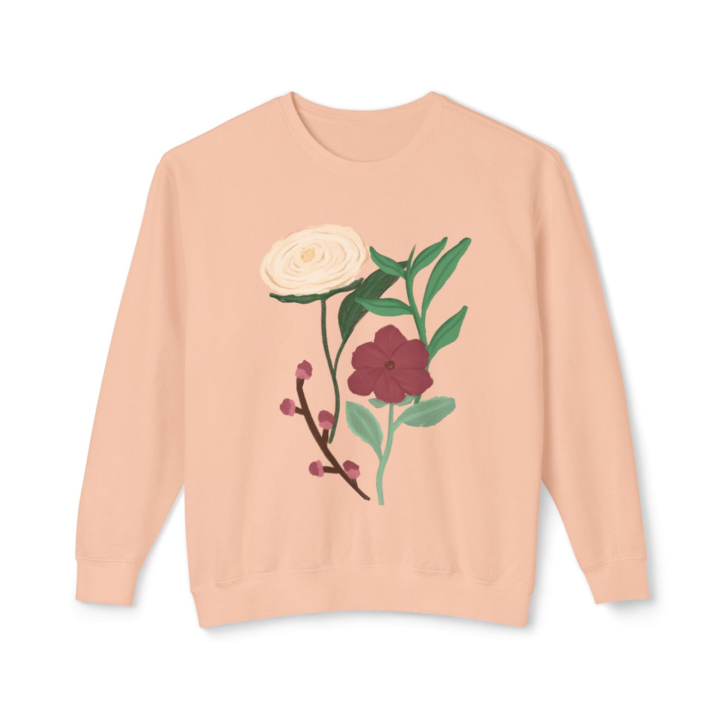 The garden-Unisex Lightweight Crewneck Sweatshirt