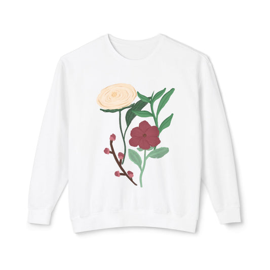The garden-Unisex Lightweight Crewneck Sweatshirt