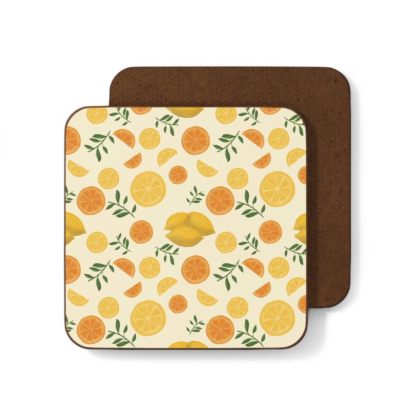 Citrus Hardboard Back Coaster